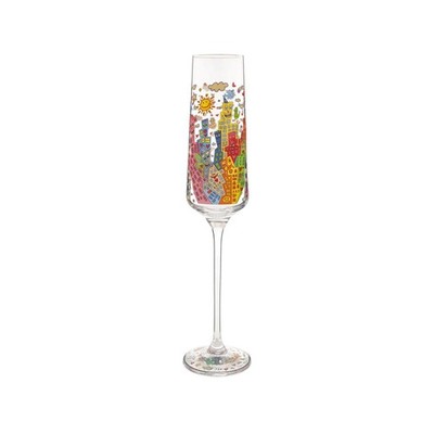 James Rizzi: Sektglas MY NYC DAY, Goebel Porzellan, New York, 26 cm, neu, 2026