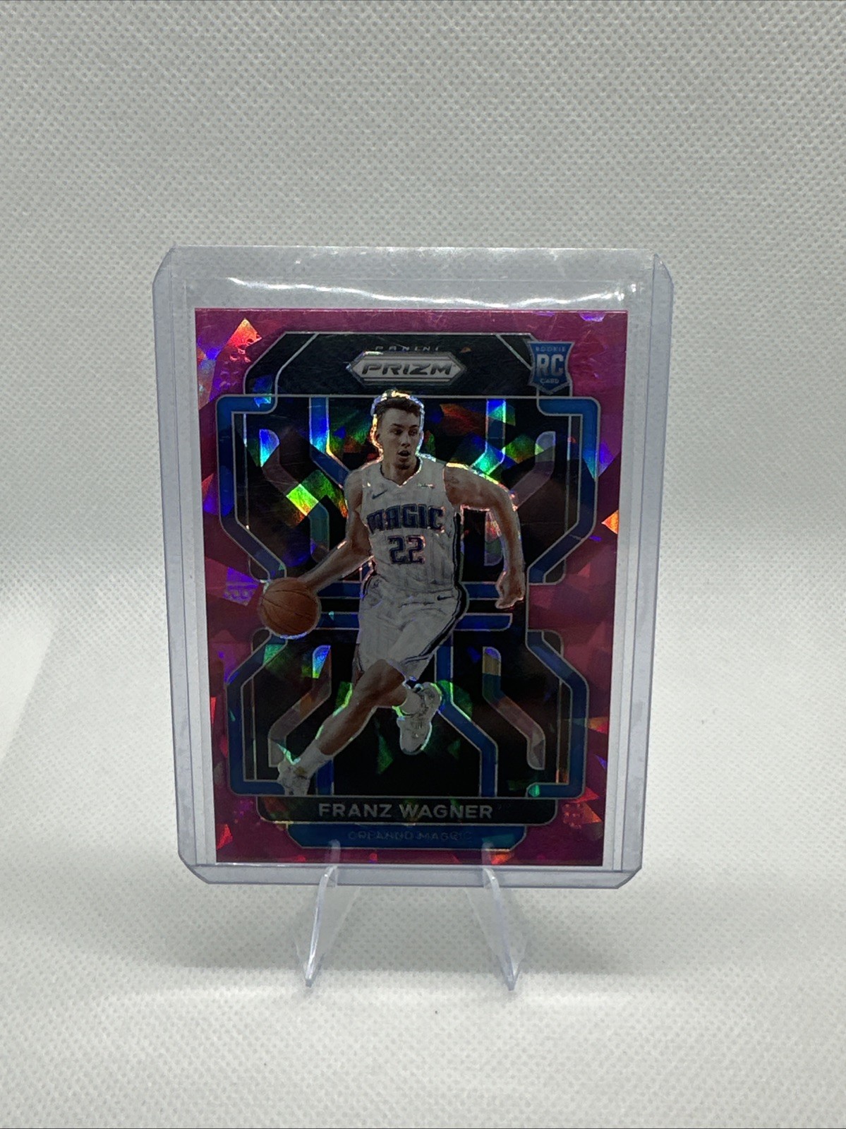 FRANZ WAGNER 2021-22 PANINI PRIZM PINK CRACKED ICE PRIZM RC PARALLEL #310