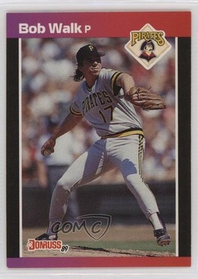 1989 Donruss Bob Walk (*Denotes on Back) #172 1f17