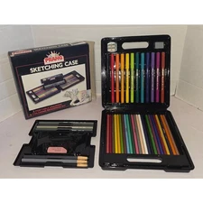 New PRANG Sketching Case Portable Drawing & Coloring Rendering Kit 