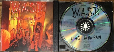 W.A.S.P. - LIVE ... IN THE RAW  CD UK-Press.