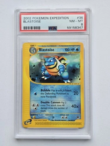 Pokemon Blastoise 36/165 - PSA 8