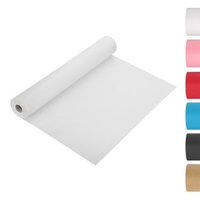 Kraft Paper Roll 1181"x17.3" with Shrink Film, White