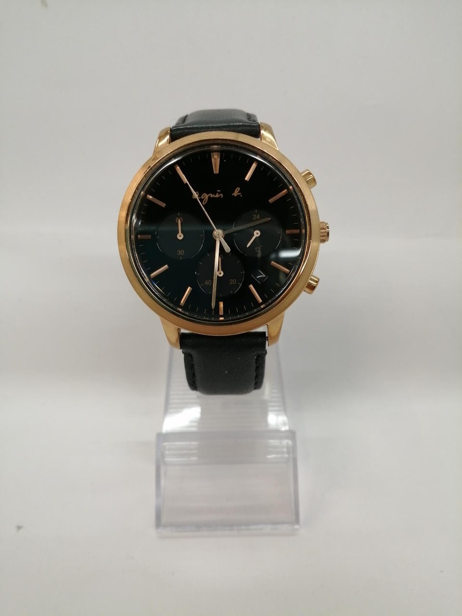 Agnes B. VD53-KWB0 Quartz Watch Mens Used Small Scratches | eBay Agnes B. VD53-KWB0 Quartz Watch Mens Used Small Scratches | eBay