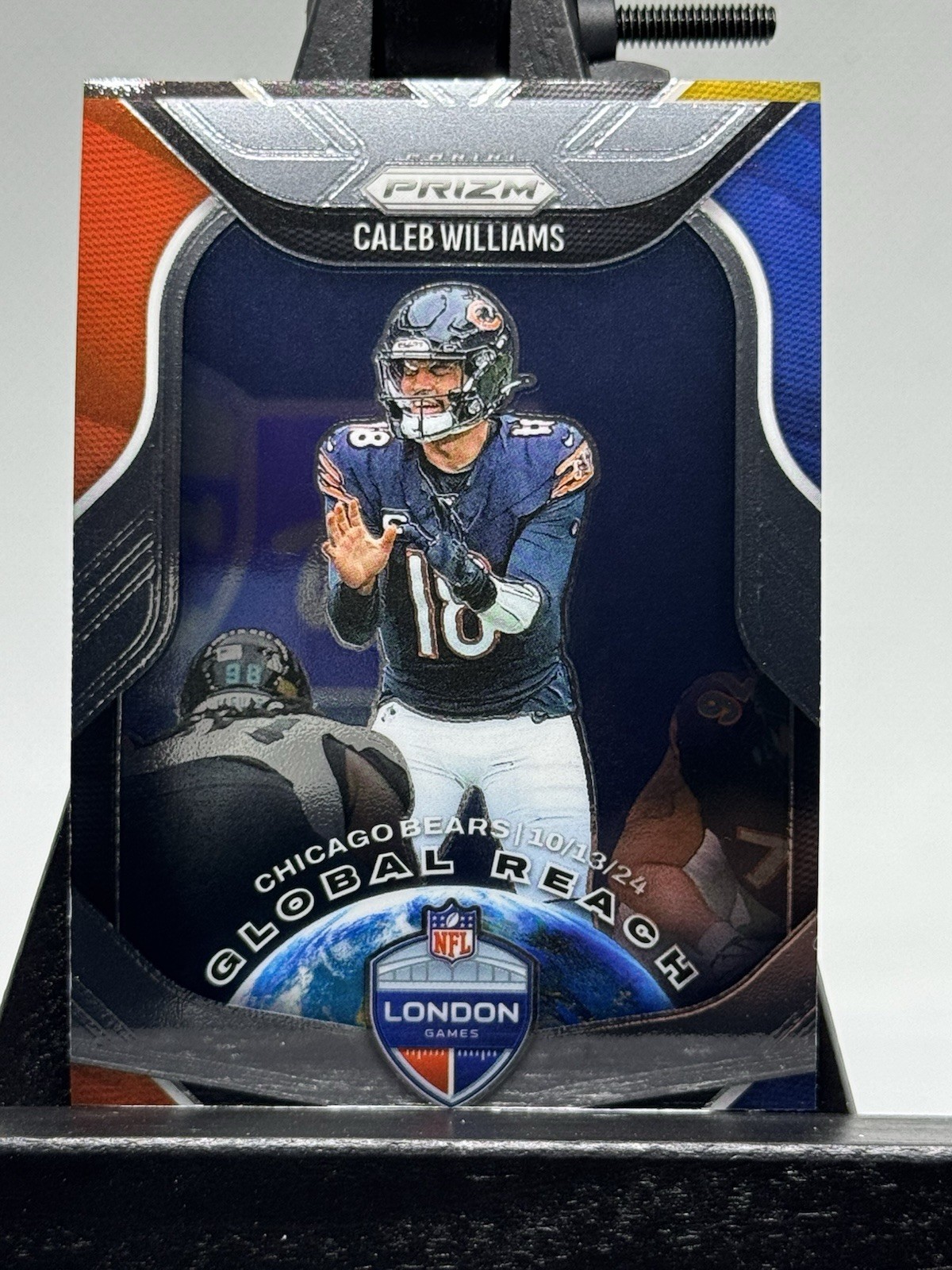 2025 Panini Prizm Caleb Williams Global Reach #5  Chicago Bears MISPRINT