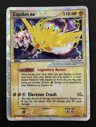 Zapdos ex 116/112 EX FireRed & LeafGreen Secret Rare Holo