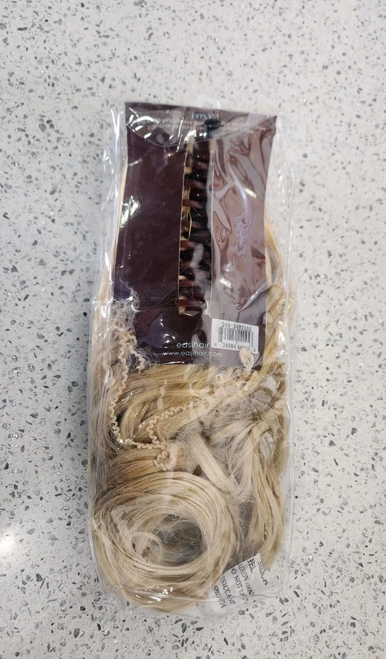 Foxy by Jon Renau Clip On Cola de Caballo Garra Clip Cordón 24BT102 Rubio Foto 3 de 4