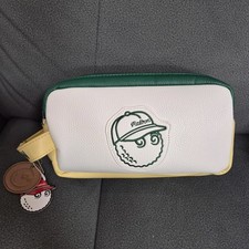 Malbon Golf Color Block Pouch Yellow  Green NEW