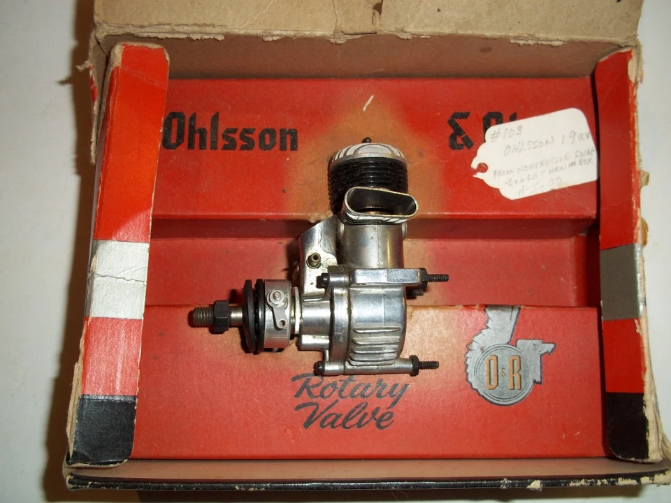 1940 O&R 19 Custom Ignition model airplane engine Ohlsson & Rice - Image 2 of 4
