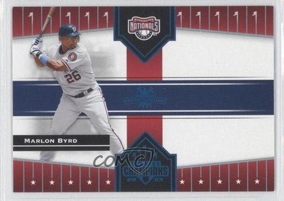 2005 Donruss Champions Blue Impressions 44/100 Marlon Byrd #406 0b5
