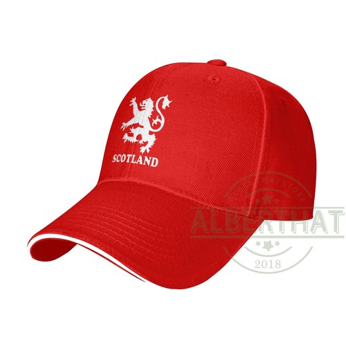 Lion Rampant Scotland Scottish Unisex Baseball Cap Adjustable Men's Hats - Picture 1 of 9