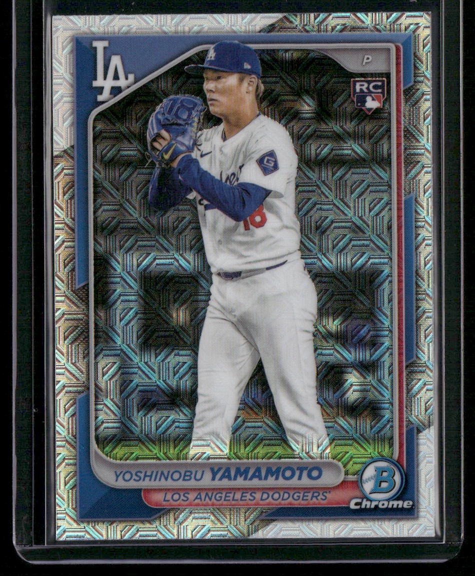 2024 Bowman Chrome - Mojo Refractors #73 Yoshinobu Yamamoto