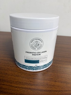 Happy Mammoth Prebiotic Collagen Protein Vanilla Bean 360g FREE Shipping