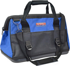 Multi Colour Hard Base Tool Bag 40Cm (16In) Wide Top Opening Heavy Duty Polyeste