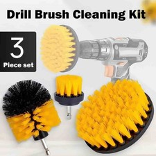 3-Pack Brush Set Power Kit Scrubber Drill Attachments For All type of Cleaning