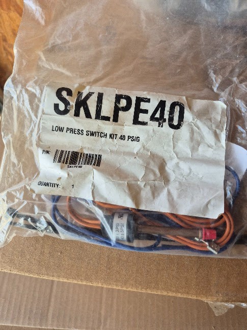 GeoStar SKLPE40 low pressure switch kit, free UPS shipping CONUS
