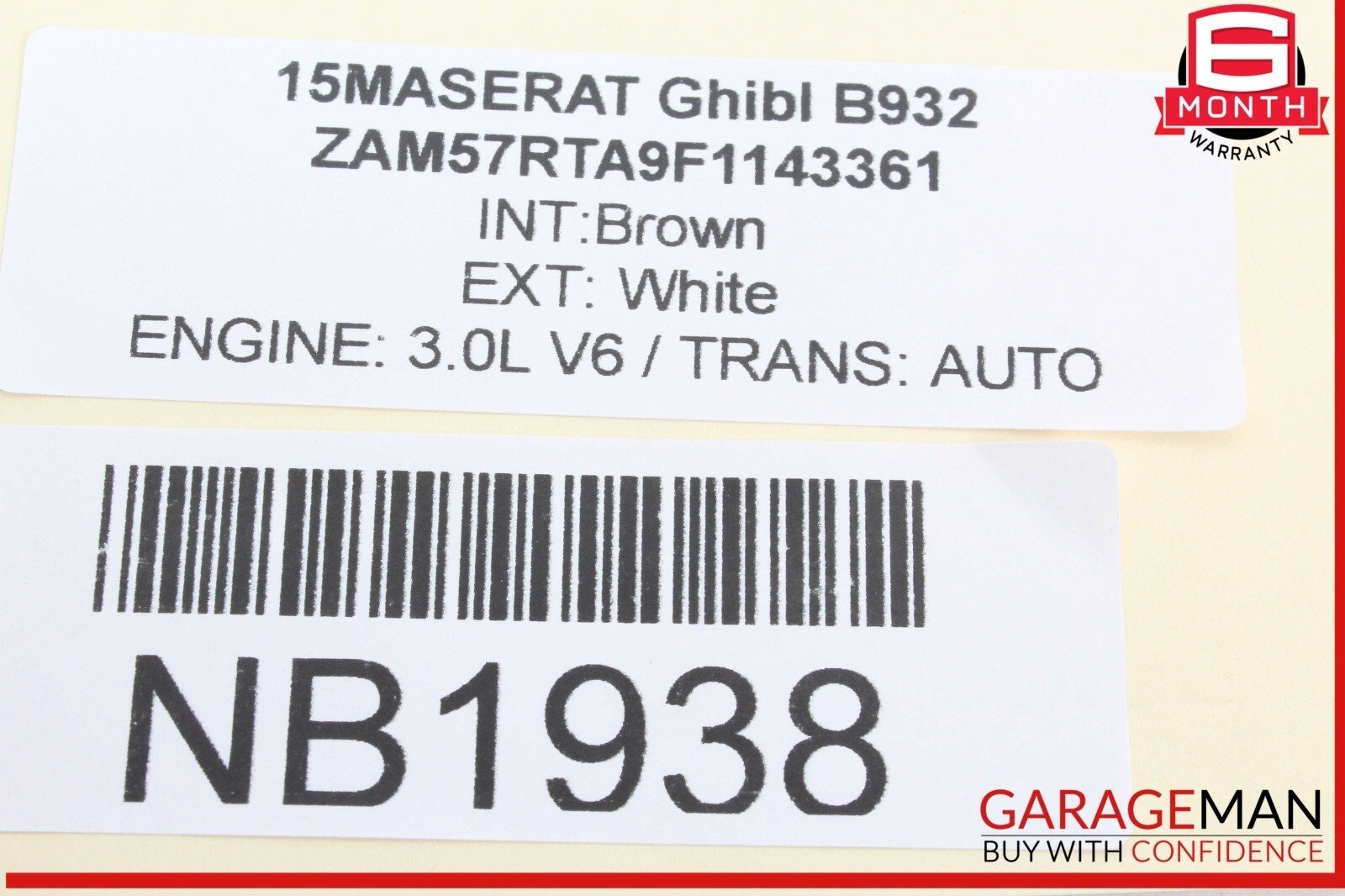 Maserati Ghibli 2014-2017 RIGHT Combination switch