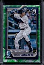 2024 Bowman Draft George Lombard Jr. Chrome Lunar Glow Refractor #BDC-118