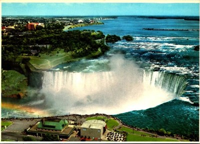 Vintage John Hinde Postcard of The Horseshoe Falls Niagara Falls Ontario, Canada