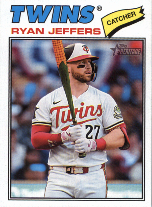 Ryan Jeffers 2026 Topps Heritage #226 Minnesota Twins Baseball