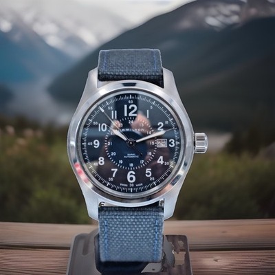 HAMILTON Khaki Field Auto Automatic | 42mm | H70605943 With & papers  Blue band