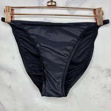 Vintage 90s Victorias Secret Hi Cut Bikini swim Bottoms Sz S Antron Nylon Retro