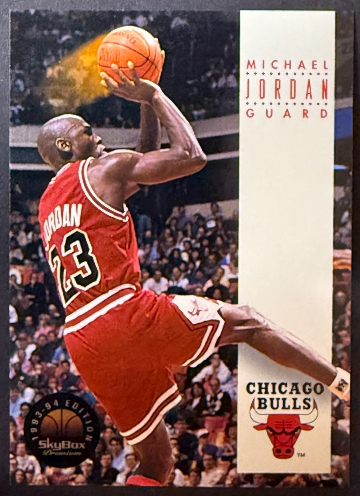 1993-94 Skybox Basketball Premium Michael Jordan #45 Chicago Bulls