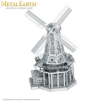 Fascinations Metal Earth Windmill Laser Cut 3D Model Kit MMS038 