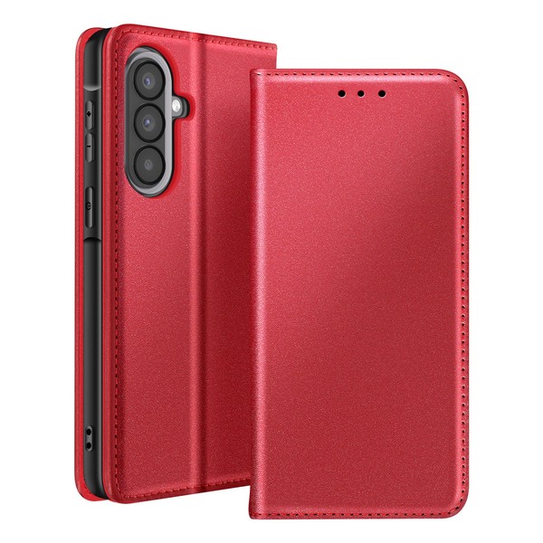Avizar, Etui Galaxy A57 Folio Mit KartenfäChern Und Standfunktion, Rot-image
