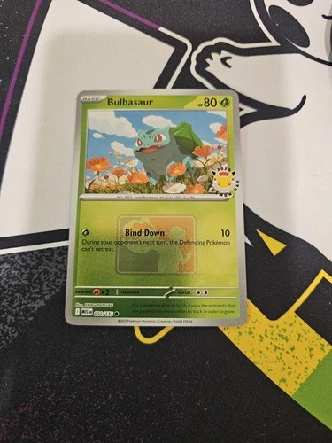Pokemon TCG Bulbasaur 001/132 Pokemon Day 2026 Promo Near Mint Reverse Holo