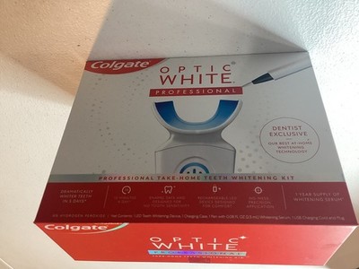 Colgate Optic White Professional  Home Kit EnamelSafe Teeth Whitening See Date 