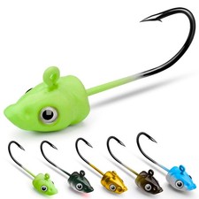 10pcs Lead Jig Heads Fishing Hooks Crappie Jigs Fishing Lure Swimbait Tackle 