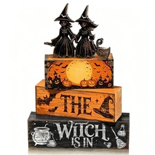 Halloween Witch Decor Indoor, Halloween Table Decorations for Home