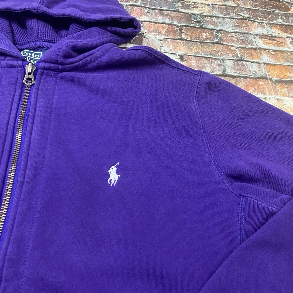 TCU Horned Frogs Hoodie Mens L Polo Ralph Lauren Full Zip Sweatshirt Outdoor - Image 2 of 4