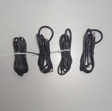 FireWire 4-Pin Male to 6-Pin Male IEEE 1394 Cable Lot of 4 Black, 1.5m