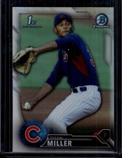 2016 Bowman Draft Chrome Refractor #BDC-58 Tyson Miller Chicago Cubs