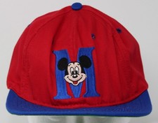 Vintage 1980s Mickey Mouse M Logo Youth Snapback Cap Goofy's Hat Co. Made in USA