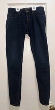 Y2K Refuge Skinny Jeans Womens Size 4 Dark Wa...