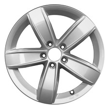 Refurbished Painted Light Silver Metallic Aluminum Wheel 17 X 6.5 Refurbished Painted Light Silver Metallic Aluminum Wheel 17 X 6.5