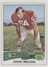 1975 Topps Dave Wilcox #331 HOF 12a9