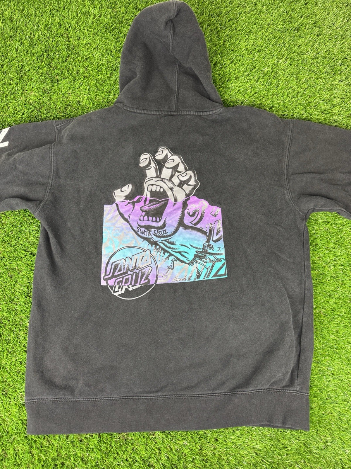 Santa Cruz Hoodie Mens L Skateboard Logo Pullover Sweatshirt