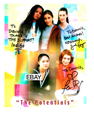 BUFFY THE VAMPIRE SLAYER THE POTENTIALS ORIGINAL SIGNED (3X) TV PHOTO COA RARE