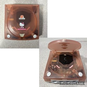 Rare Hello Kitty Dreamcast Console Limited Edition Pink Skeleton Boxed