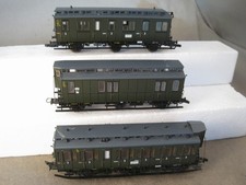 Roco  3 x Abteilwagen Oldtimer alle mit KKKKulisse  Wechselstromachsen !