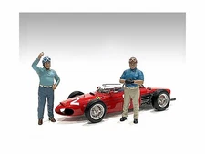 "Racing Legends" 50's Figures A and B Set of 2 for 1/18 Scale Models by American