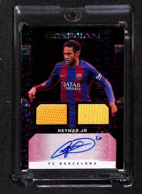 2025 Panini Obsidian Neymar Jr Dual Patch Autograph /26 #DJ-NJR