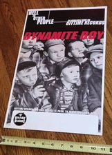 DYNAMITE BOY Hell Is Other People CD POSTER Cargo Music Offtime Records 1997