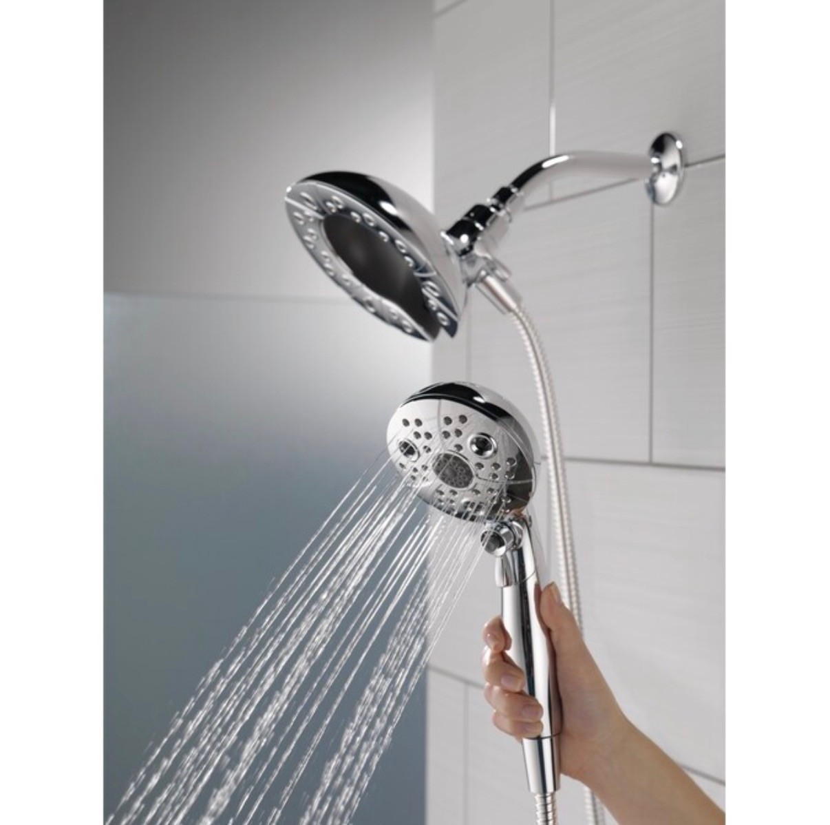 Delta 75589 In2ition 2.0  GPM Multi Function Shower Head - Chrome