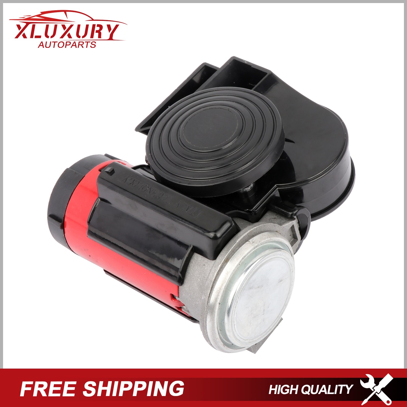 130 dB Electric Dual Tone Compact Air Horn Kit For Motorcycle Car Truck SUV 12V