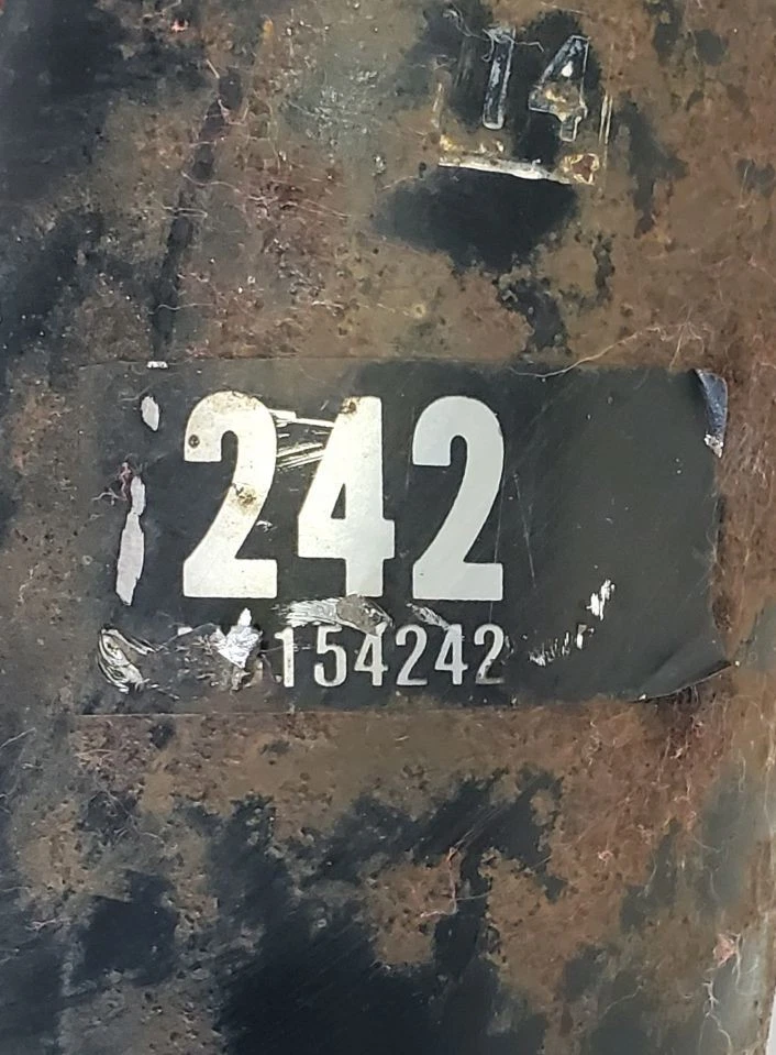 Eixo de transmissão traseiro usado ajuste traseiro: 1987 Chrysler Conquest sem intercooler MT traseiro - Imagem 2 de 4